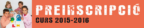 Preinscripció escolar. Curs 2014-2015.