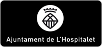 Logotip blanc horitzontal centrat en negatiu
