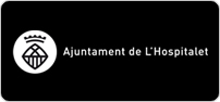 Logotip blanc horitzontal esquerra en negatiu
