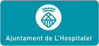 Logotip color horitzontal centrat en negatiu