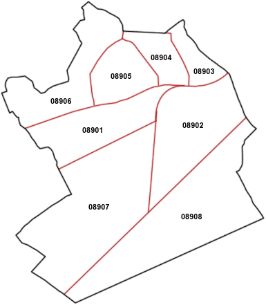 Mapa de C&oacute;digos Postales de L'Hospitalet