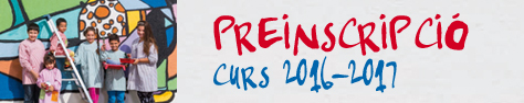 Preinscripció escolar. Curs 2016-2017.