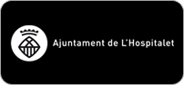 Logotip blanc horitzontal esquerra en negatiu