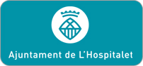 Logotip color horitzontal centrat en negatiu