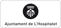 Logotip negre horitzontal centrat en positiu