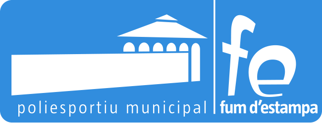 Logotip Poliesportiu Municipal Fum d'Estampa
